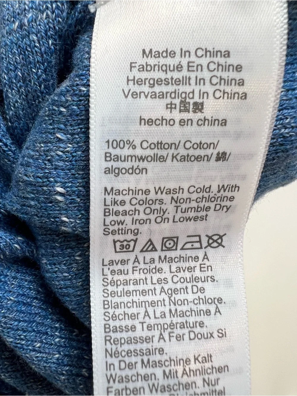 J.Crew Blue Lightweight Knit Hoodie NWT Size Medium